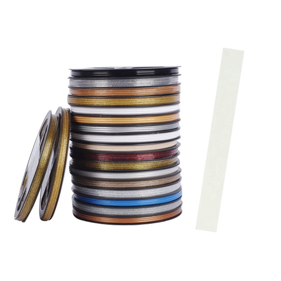 Self-Adhesive Gap Beautifying Tape, 0.3" x 236" Waterproof Ceramic Tile Sealing Tape, Easy Install Decorative Caulk Strip for Kitchen, Bathroom, & Home Decor, No Tools Required, White