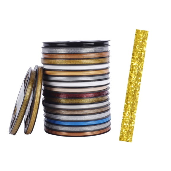 Self-Adhesive Gap Beautifying Tape(3M/10Ft),Waterproof Wall Gap Sealing Tape,Ceramic Tile Gap Tape,Caulk Strip Self-Adhesive Decorative Sealing Tape for Bathtub Kitchen (Gold)