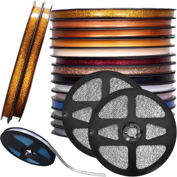 Self-Adhesive Gap Tape 2 Pack (Total 39Ft/12M), Waterproof Tile Decorative Strip, Peel and Stick Wall Edging Trims for Floor Ceiling Cabinet, DIY Home Decor Lines Silver