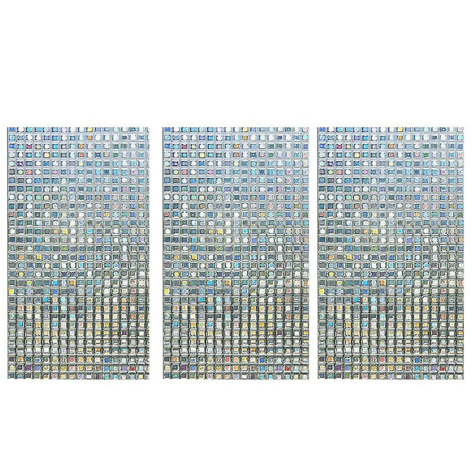 Self Adhesive Glass Stickers 3D Mosaic Privacy Glass Foil