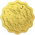 thumbnail image 1 of Self Adhesive Gold Foil Embossed Stickers Medal Decoration Sticker 5x5cm 4pcs/sheet Hummingbird, 1 of 8