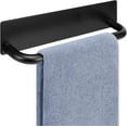 thumbnail image 1 of Self Adhesive Hand Towel Holder- 304 Stainless Steel Hand Towel Bar for Bathroom Kitchen Stick on Wall, Waterproof Towel Ring No Drilling, 9 Inch (Black), 1 of 7
