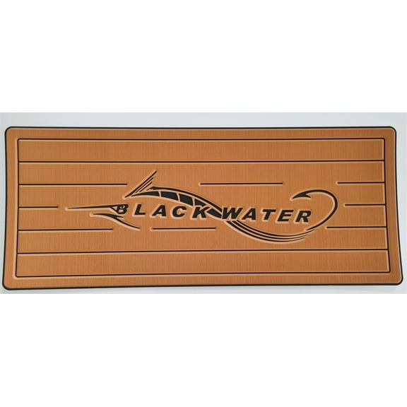 Self-Adhesive Helm Pad for BlackWater Boats, 13mm EVA Foam Non-Slip Marine Mat, Peel and Stick Faux Teak Decking Protection Pad