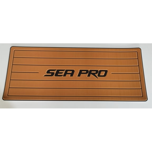 Self-Adhesive Helm Pad for Sea Pro Boats, 13mm EVA Foam Non-Slip Marine Mat, Peel and Stick Faux Teak Decking Protection Pad