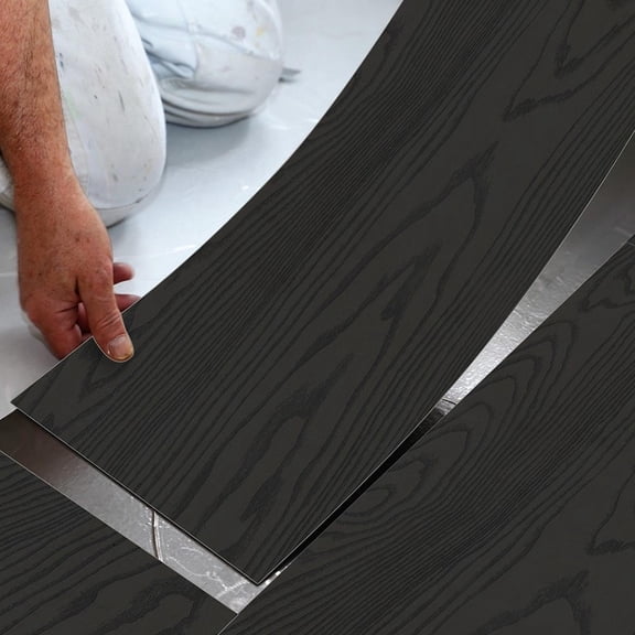 Self Adhesive Home Decor Floor Sticker Pvc Wood Grain 20*300Cm 1 Roll Pack Of 1