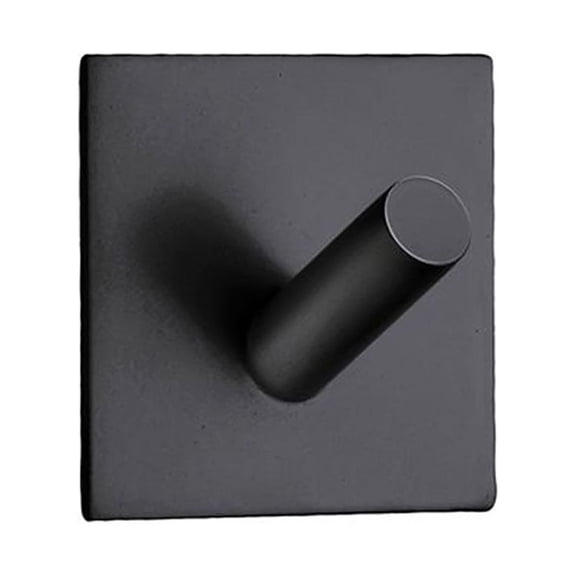 Self-Adhesive Hook Black Stainless Steel BB1092