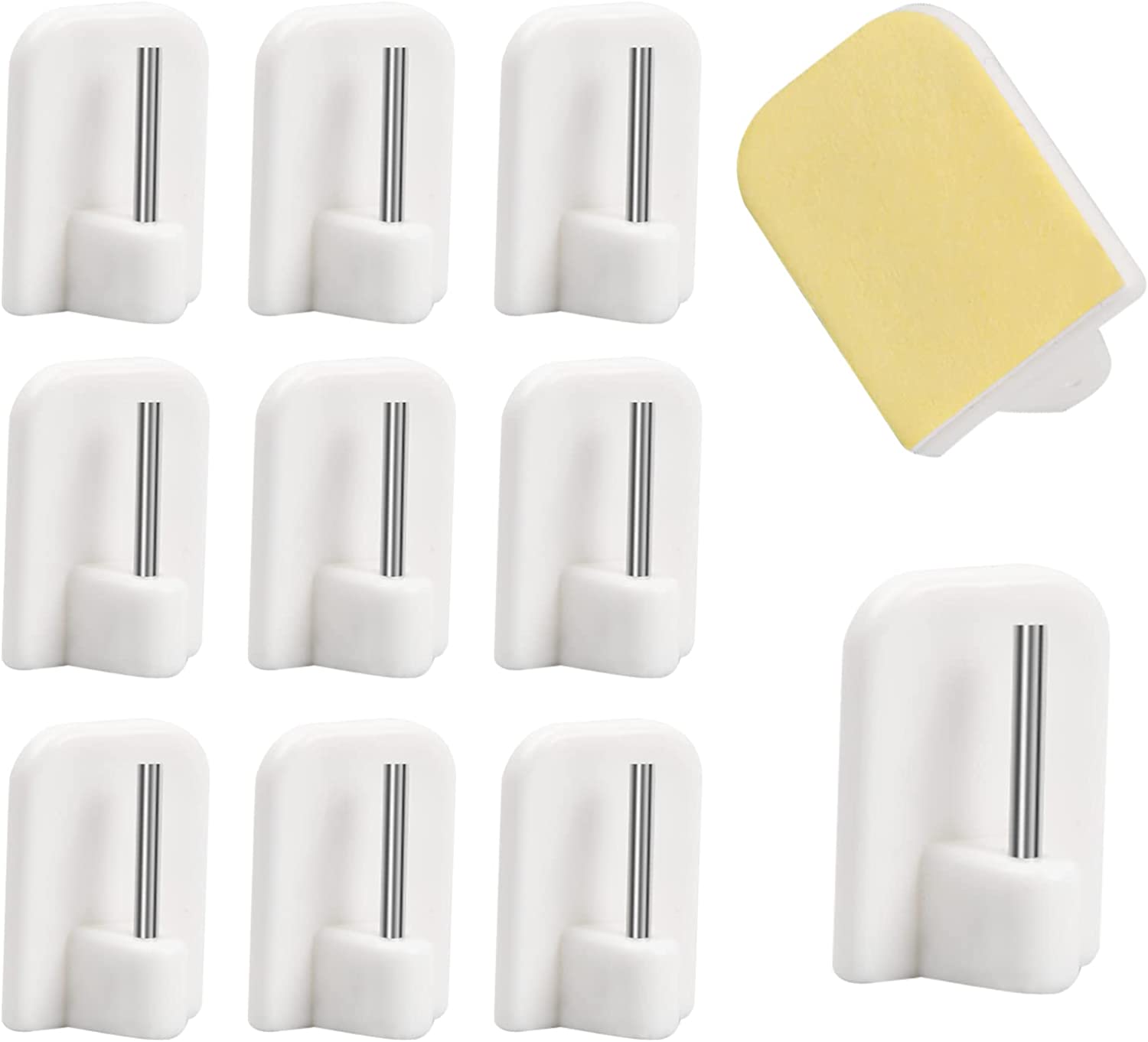 SelfAdhesive Hooks Window Hooks Adhesive, White Self Adhesive Net