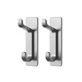 thumbnail image 1 of Self-Adhesive Hooks for Towel Coat Robe Key Cloth, Stainless Hook  Silver Wall Mounted Hanger for Shower Bathroom Kitchen Door, 1 of 6