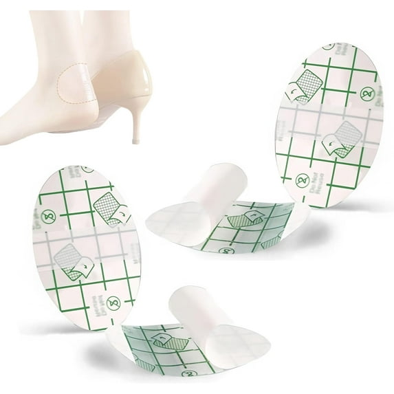 Self-Adhesive Invisible Heel Anti-wear Sticker 50 PCS, Heel Protector Sticker,Waterproof Anti Wear Foot Care Heels Protection Pad Transparent Thin High Heels Stickers