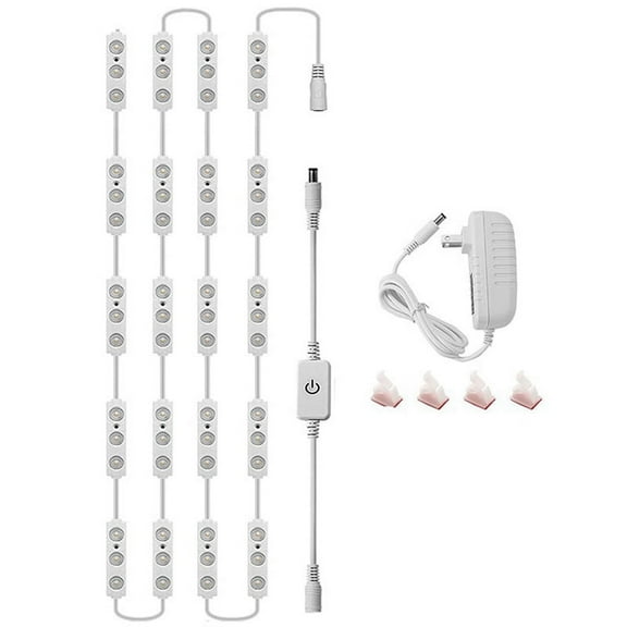 Self-Adhesive LED Cabinet Lights Wardrobe Lights Touch-Sensitive Atmosphere Lights LED Vanity Lights for Mirror US PLug