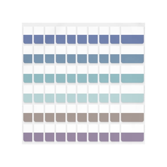 Self-Adhesive Label Stickers, 10 Sheet, Pastel Blank Write-On Tags, Removable Strong Adhesive Labels for File Folders, Storage Bins, Color-Coding, Office, Home Organization Supplies