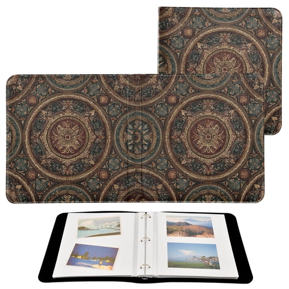 Self-Adhesive Leather Photo Album Gift For Memories A Decorative Pattern