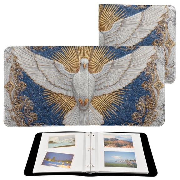 Self-Adhesive Leather Photo Album Gift For Memories Holy Spirit