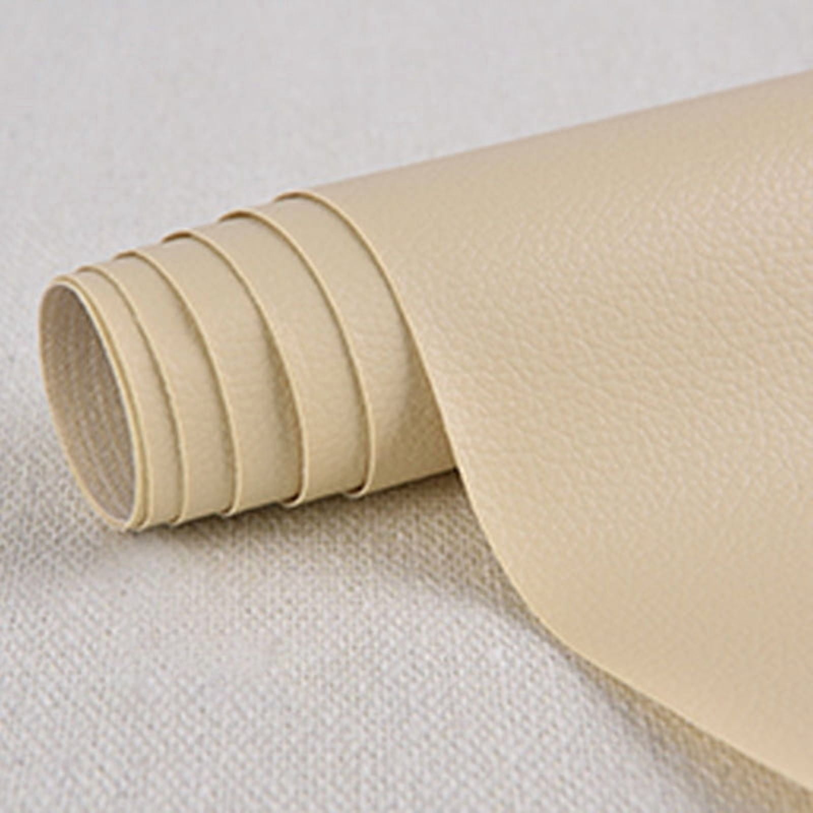 Self Adhesive Leather Repair Patch Couch Sofa Seat Chair Renovation Sticker Large Patches for Furniture 10x20cm Beige 10x20cm Beige