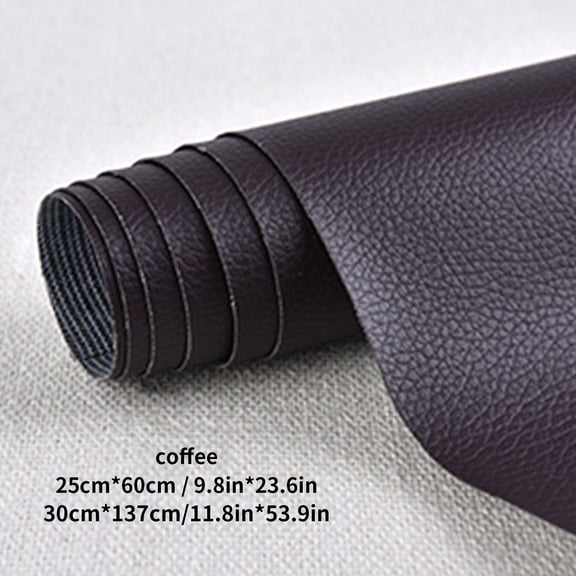 Self-Adhesive Leather Repair Patch Kit | 30cm x 137cm Roll | For Furniture, Car Seats, Bags & Jackets | Easy Peel & Stick Application | 1 Pack