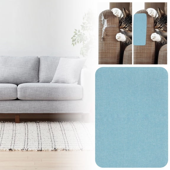 Self Adhesive Linen Patch 8X11 Inch, Cyenie Fabric Repair Patch for Sofa Couch, Furniture Tear Mender for Bags Car Seats