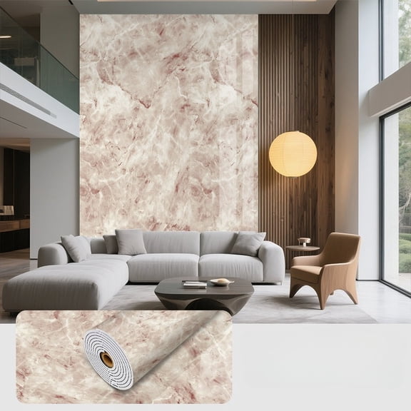 Self Adhesive Marble Foam Wall Sticker Waterproof Thick Tile Look Wallpaper for Bathroom Bedroom Home Decor