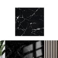thumbnail image 1 of Self-Adhesive Marble Tile,QZS Portable Waterproof Tile Stickers for Bathroom,Set of 12 Modern Self Stick Floor Sheets for Washroom,Black, 1 of 6