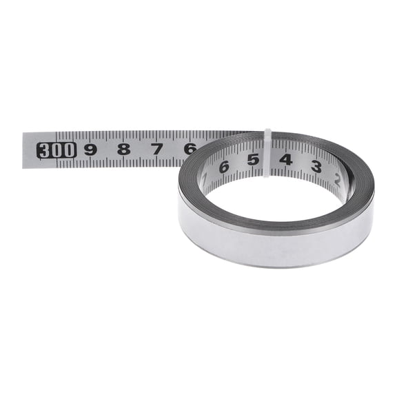 Self-Adhesive Measuring Tape 300cm Stainless Steel Metric Right to Left
