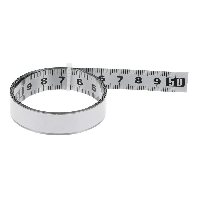 Self Adhesive Measuring Tape 50cm Stainless Steel Metric Middle to