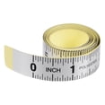thumbnail image 1 of Self Adhesive Measuring Tape 60 Inch English Left to Right , Black, 1 of 6