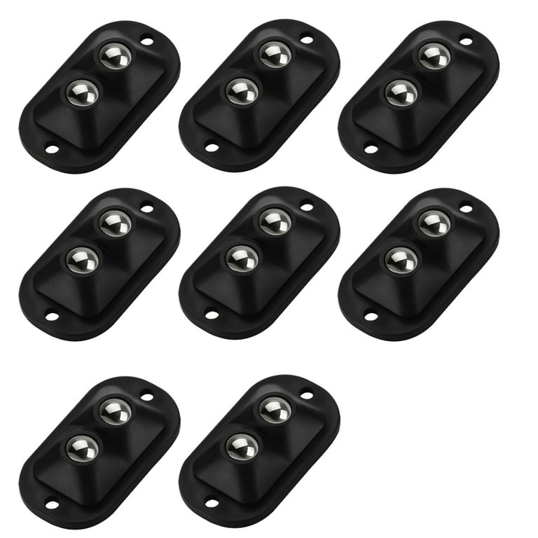 Self-Adhesive Mini Caster Wheels for Kitchen Appliances - Perfect for Small  Appliance Mobility,Black double steel bead,F27947 