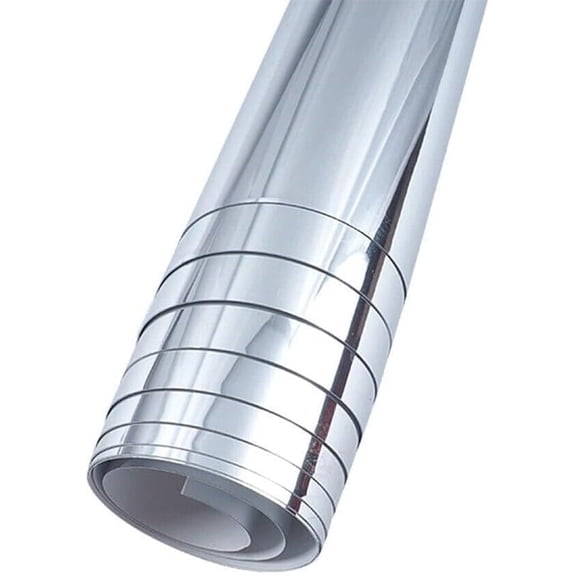 Self Adhesive Mirror,Self-Adhesive Folding Mirror, 0.1 Mm Thick, Waterproof, Impact-Resistant, Easy to Install, Cut to Size (19.7*19.7/19.7*39/19.7*79in).