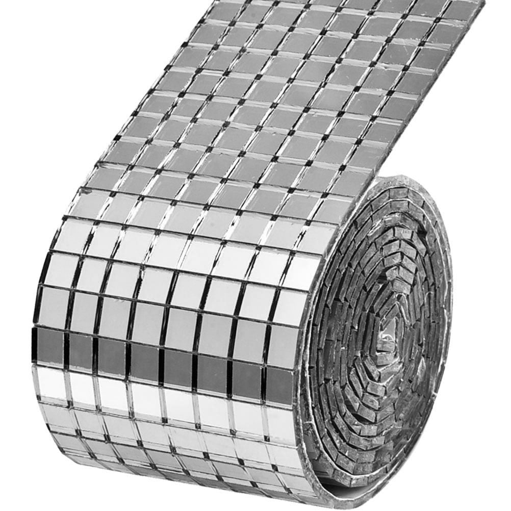 SelfAdhesive Mirror Sticker Glass Mosaic Tiles Stickers Batting Helmet