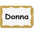 thumbnail image 1 of "Self-Adhesive Name Badges, 3.5 X 2.25, Gold, 100/box | Bundle of 5 Boxes", 1 of 3
