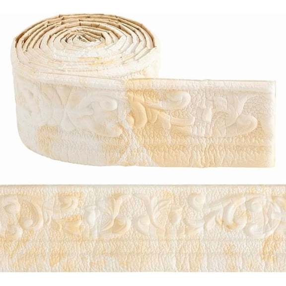 Self-Adhesive PE Contact Paper Wall Stickers for Shelf Liner Dresser Drawer Locker Lemon Chiffon 2300x80x4mm
