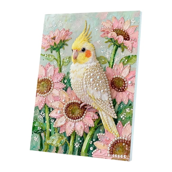 Self Adhesive Pearl Art DIY Kit, Diamond Painting Craft for Adults, Creative Bead Art Home Wall Decor Project, Handmade Artwork Decoration, Unique Gift Idea