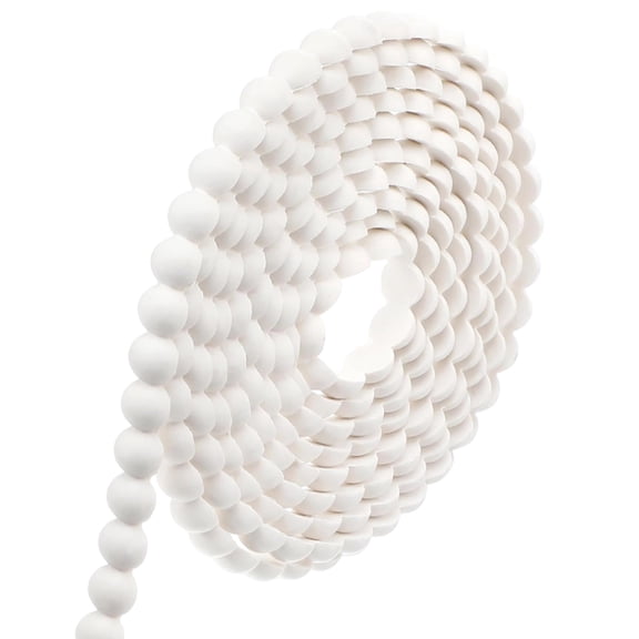 Self-Adhesive Pearl Decorative Trim 0.3 Inch Round Bead 9.8 Ft Long For Mirror Frame Backsplash Ceiling Cabinet Tv Wall Edge 1 Pack