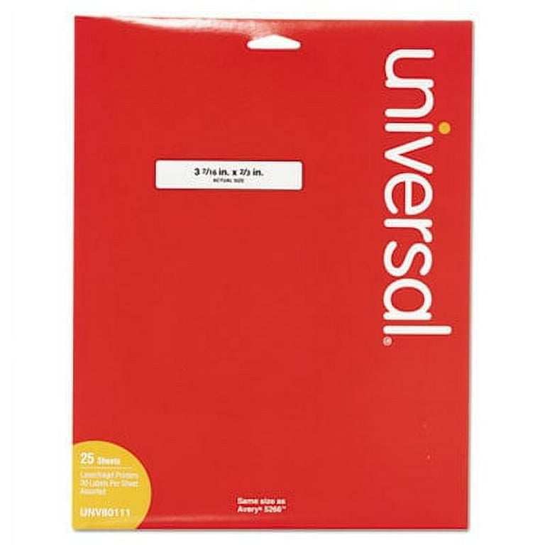 Self-Adhesive Permanent File Folder Labels, 0.66 x 3.44, White, 30/Sheet, 25 Sheets/Box Self-Adhesive Permanent File Folder Labels, 0.66 x 3.44, White, 30/Sheet, 25 Sheets/Box