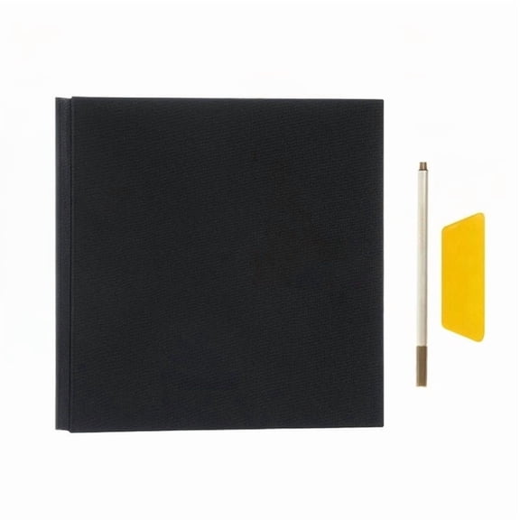 Self-Adhesive Photo Album with 20 Sheets, DIY Scrapbook Memory Book with Sticky Film Pages, Includes Pen & Tool for Weddings, Travel, Baby Events & Family Keepsakes