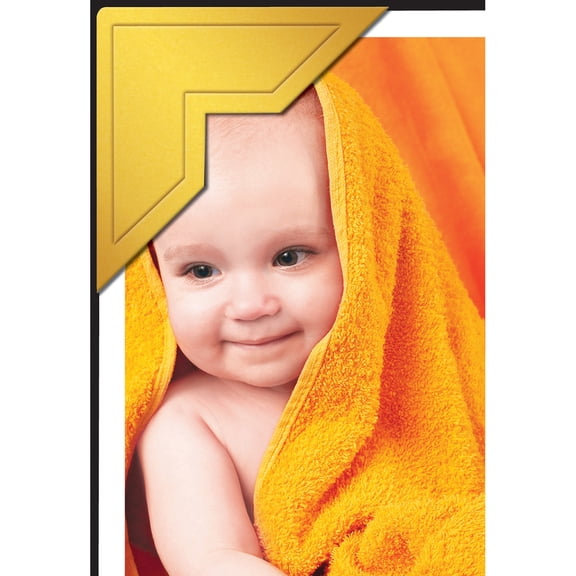 Self-Adhesive Photo Corners 252/Pkg-Gold .5"