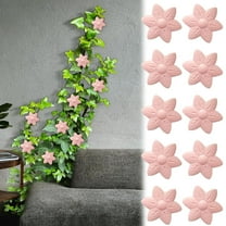 Self Adhesive Plant Hooks | Wall Mount Climbing Support Clips for Vines & Tomatoes | 20 Pack Reusable Garden Hanging Clips | Cable Organizer