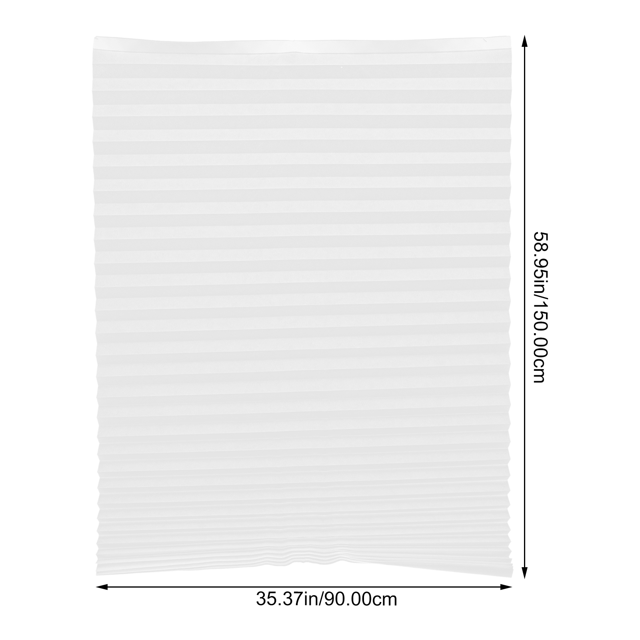 SelfAdhesive Pleated Blind Door Blind No Drilling Pleated Shade