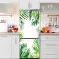 thumbnail image 1 of Self Adhesive Refrigerator Door Mura Sticker, Peel and Stick Removable Refrigerator Wrap Decal, Fridge Door Decals Sticker for Home and Kitchen Decor, Leaf Series, 1 of 5