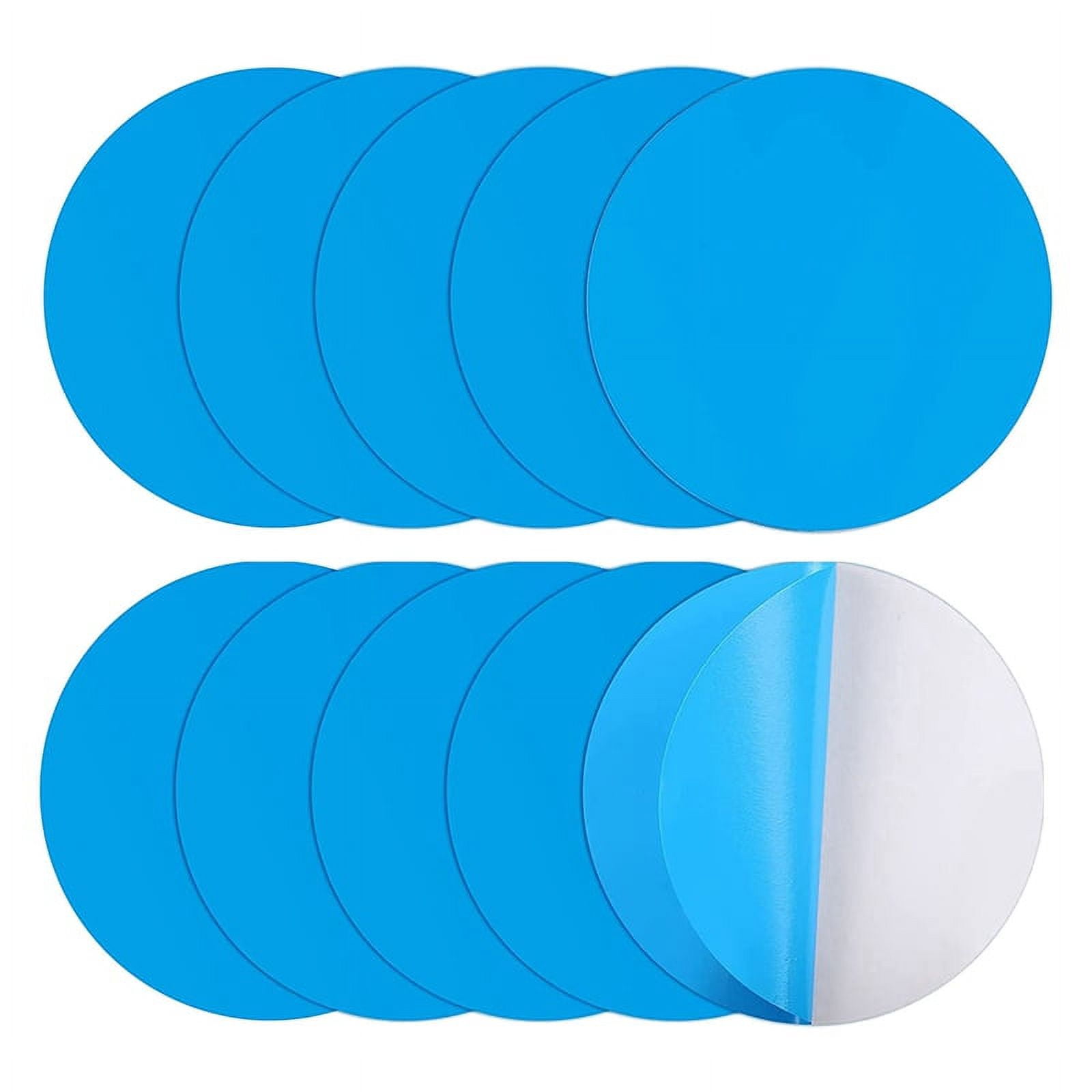 SelfAdhesive Repair Patches for Swimming Pools, Pack of 10 PVC Pool Repair Kit, SelfAdhesive