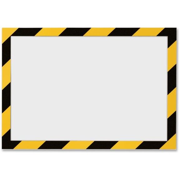 Self-Adhesive Security Frame - Yellow & Black
