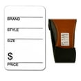 thumbnail image 1 of Self Adhesive Shoe Store Labels - Brand, Style, Size & Price Sticker Roll, 500 Pack, 1 of 5