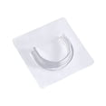 thumbnail image 1 of Self Adhesive Shower Rod Holder, U‑Shape Curtain Rod Bracket Hook No Drilling, Waterproof Wall Mount Tension Curtain Rod Bracket for Home Bathroom Clothes Curtain Hanging,Clear, 1 of 6
