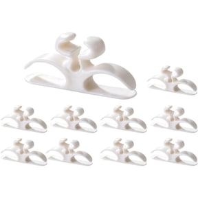 Self-Adhesive Silicone Cord Organizer, 10 Pack Appliance Cable Holder for Kitchen Counter