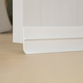 thumbnail image 1 of Self-Adhesive Silicone Door Bottom Weather Stripping Seal Draft Stopper Roll for Energy Efficiency and Privacy Protection 39 Inch 1 Roll, 1 of 6