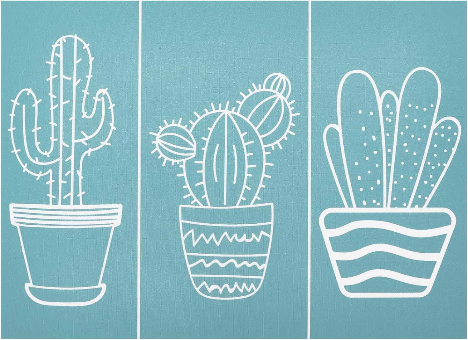 Cactus Self-Adhesive Silk Screen Stencils - Reusable Plants Pattern For  T-Shirt, Wood, Fabric, Cup DIY Crafts
