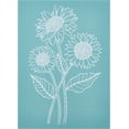 thumbnail image 1 of Self-Adhesive Silk Screen Printing Stencil Sunflower Reusable Pattern Stencils for Painting on Wood Fabric T-Shirt Wall and Home Decorations - 5.5x7.7 Inch, 1 of 8