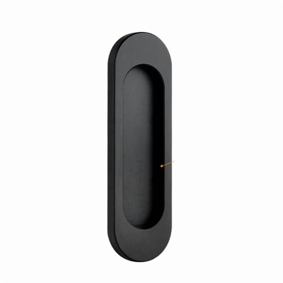 Self Adhesive Sliding Door Handle Embedded Flat Pull No Drill Stick On Furniture Hardware for Closet Cabinet Glass Window and Drawer Finger Pulls