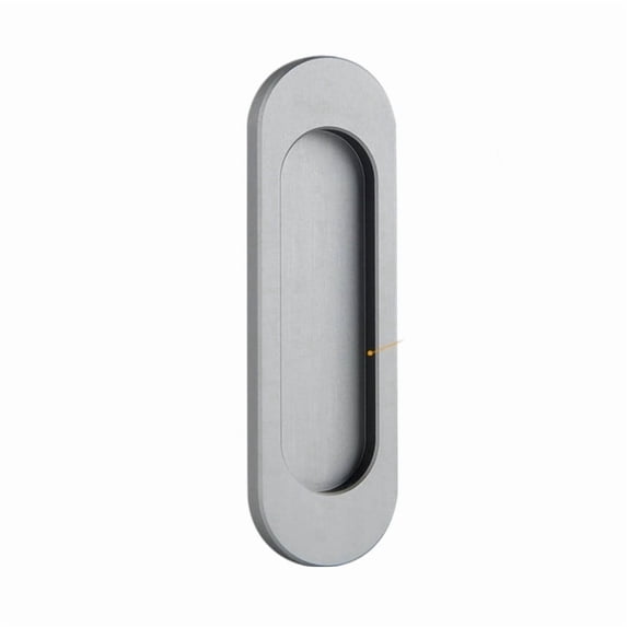 Self Adhesive Sliding Door Handle Embedded Flat Pull No Drill Stick On Furniture Hardware for Closet Cabinet Glass Window and Drawer Finger Pulls