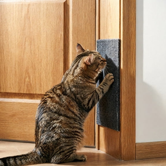 Self-Adhesive Sofa Cat Scratch Protector Pads, Trim-to-Fit Furniture Anti-Scratch Stickers, Discreet Couch Guard Sticker for Damage Prevention of Sofa Chair Table Legs