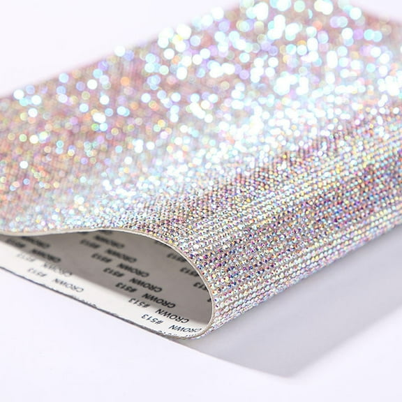 Self-Adhesive Sparkly Rhinestone Diamond Sticker Sheet Bling Crystal Patch For Scrapbooking Interior Decor Craft Embellishment